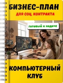 Бизнес-план для социального контракта - Компьютерный клуб