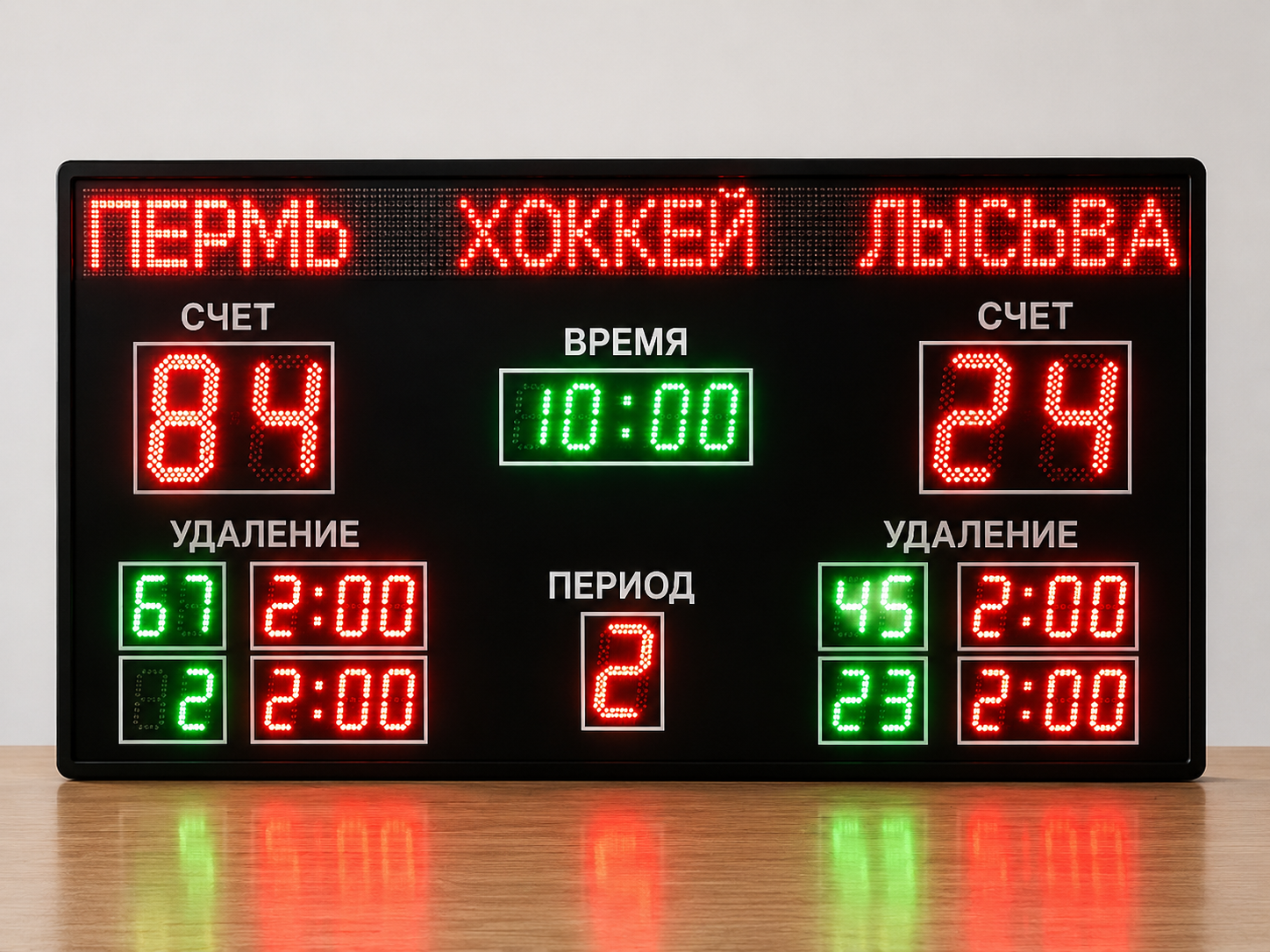 Светодиодное табло для спорта 