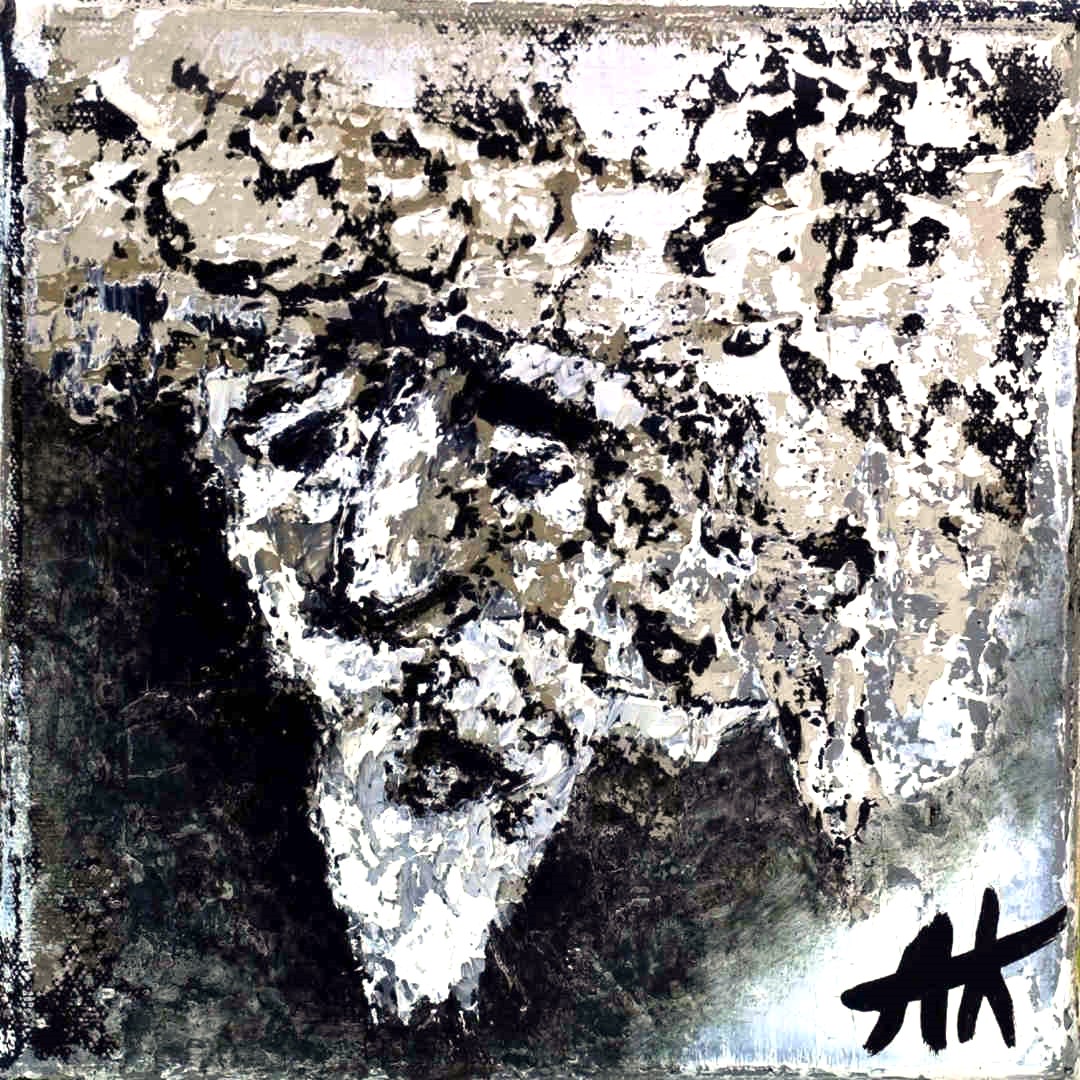 Symbolic oil painting about inner wisdom