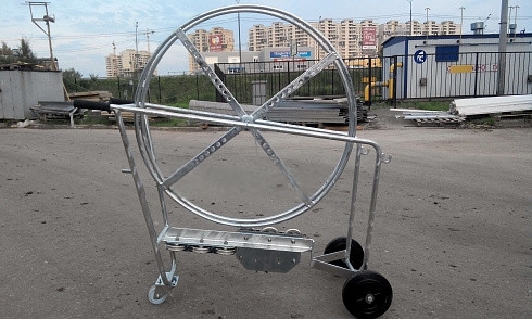 Аренда устройства (станка, машинки) для выравнивания прутка (проволоки, катанки) 6-8 молниезащиты