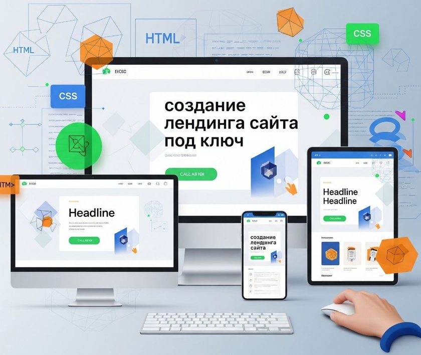 создание лендинга сайта под ключ