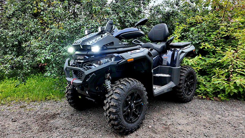 Фары GL70 2.0 с белыми габаритами на квадроцикле Loncin 1000