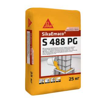 Sikaremaco s488pg, emaco s88, ремонтная смесь наливного типа