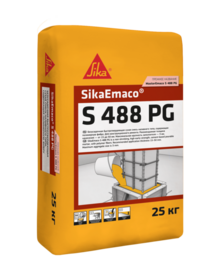 sikaemaco s488pg, emaco s88, ремонтная смесь наливного типа