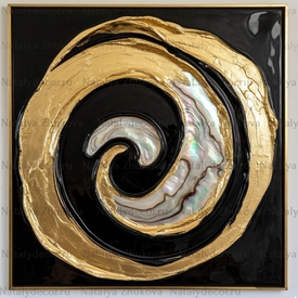 Картина из коллекции Натальи Жуковой " Black Gold Pearl "