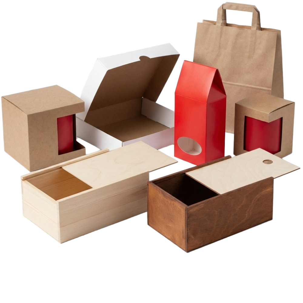 подарочная упаковка с логотипом