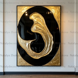 Картина из коллекции Натальи Жуковой " Black Gold Pearl "