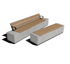 Лавочки из архитектурного бетона Коллекция CLASSIC