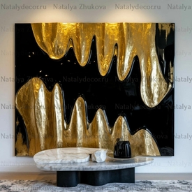 Картина из коллекции Натальи Жуковой " Black Gold Pearl "