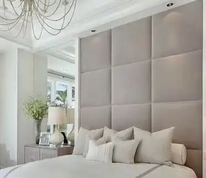 Мягкие панели квадратной формы из ткани