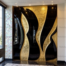 Картина из коллекции Натальи Жуковой " Black Gold Pearl "
