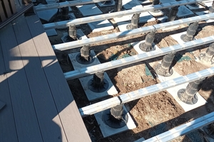 Регулируемые опоры на грунте