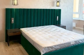 Купить двуспальную кровать на заказ Милан 33