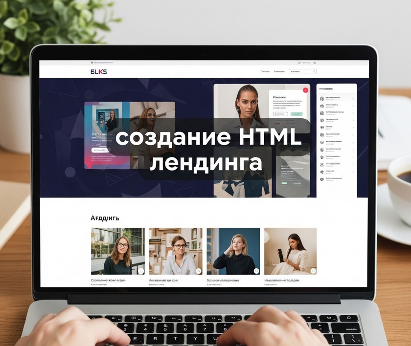 создание html лендинга