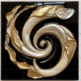 Картина из коллекции Натальи Жуковой " Black Gold Pearl "