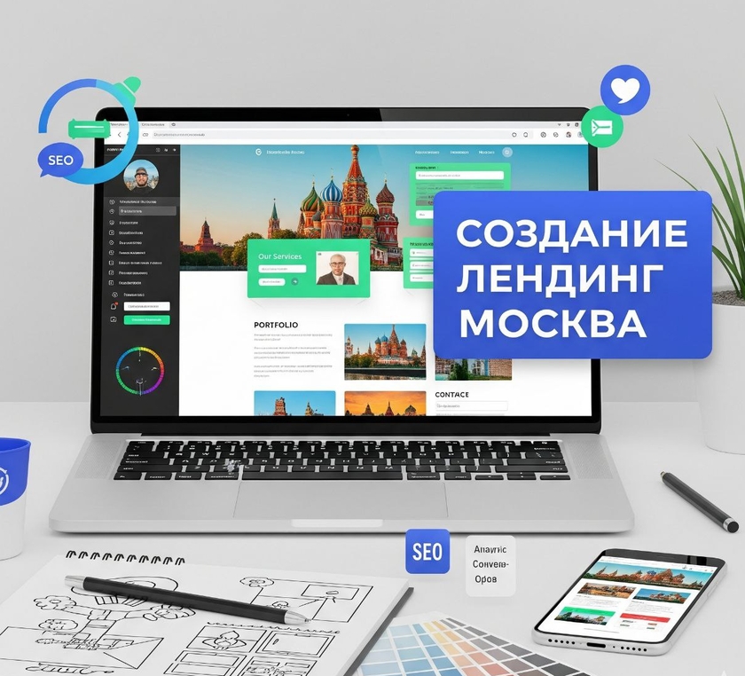 создание лендинг москва