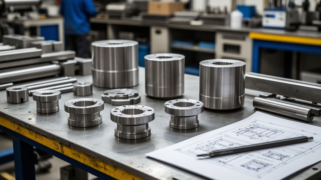 Металлические детали после обработки