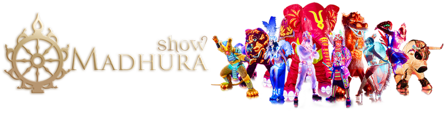 Лого и персонажи MADHURA SHOW