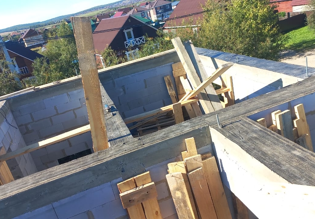 Готовый дом из газобетона