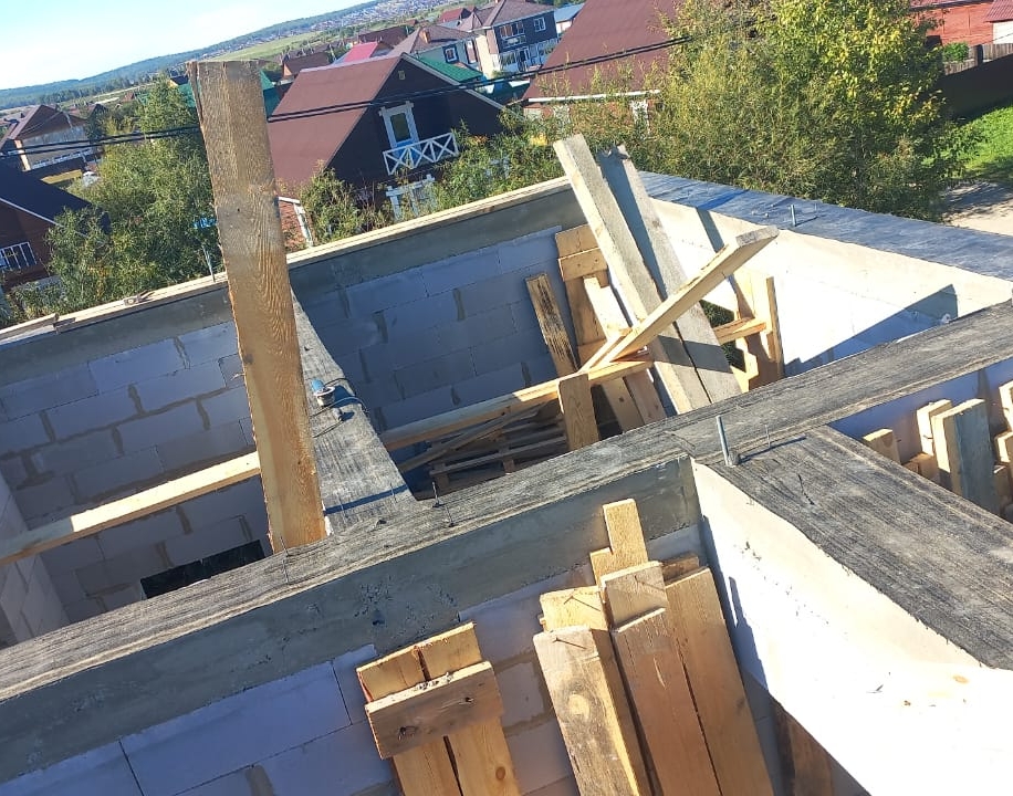 Готовый дом из газобетона