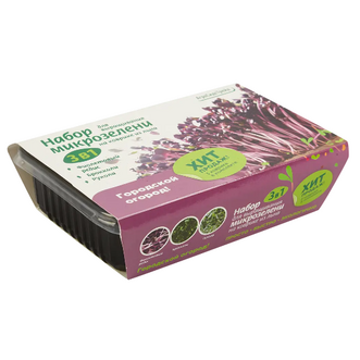 Домашний мини-огород с семенами зелени в подарок на юбилей