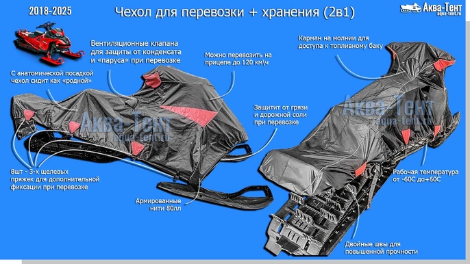 Чехол для снегохода