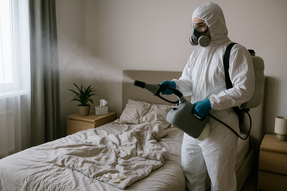 Дезинфекция спальни