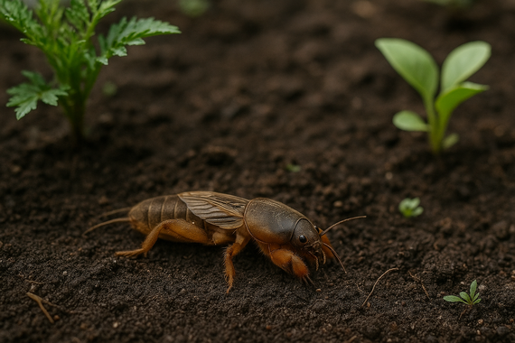 Медведка в огороде