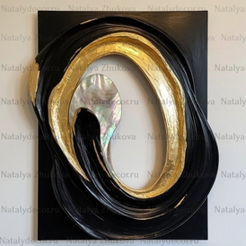 Картина из коллекции Натальи Жуковой " Black Gold Pearl "