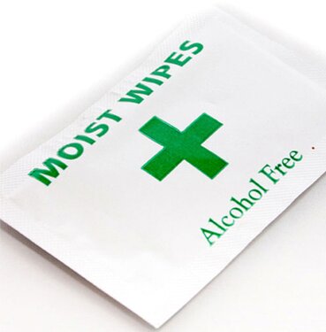 упаковка влажных салфеток