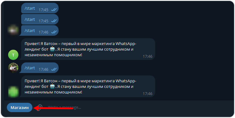 Подключение чат-бота и Mini App