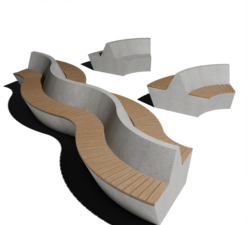 Лавочки из бетона