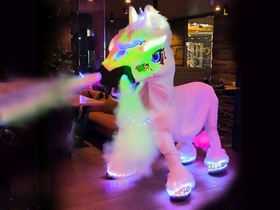 Светящийся костюм Кота ростовая кукла