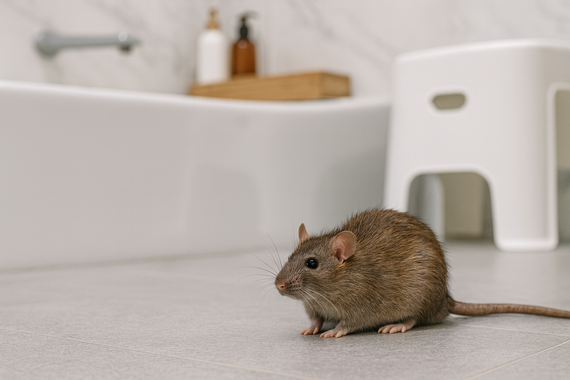 Крыса в ванной