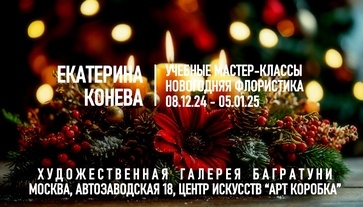 Екатерина Конева. Мастер-классы по новогодней флористике
