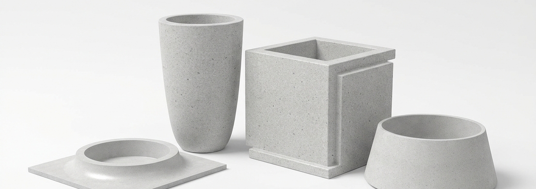 Лавочки и скамейки из бетона