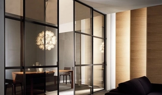 Пример межкомнатных перегородок в интерьере