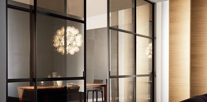 Примеры лофт перегородок в интерьере