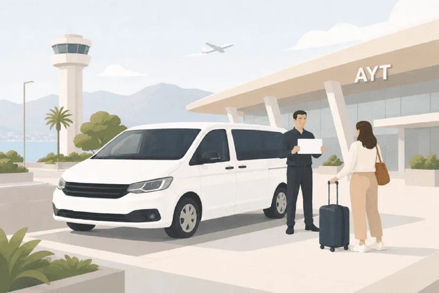 Комфортный минивэн для трансфера из аэропорта Антальи — LARALUX VIP TRANSFER