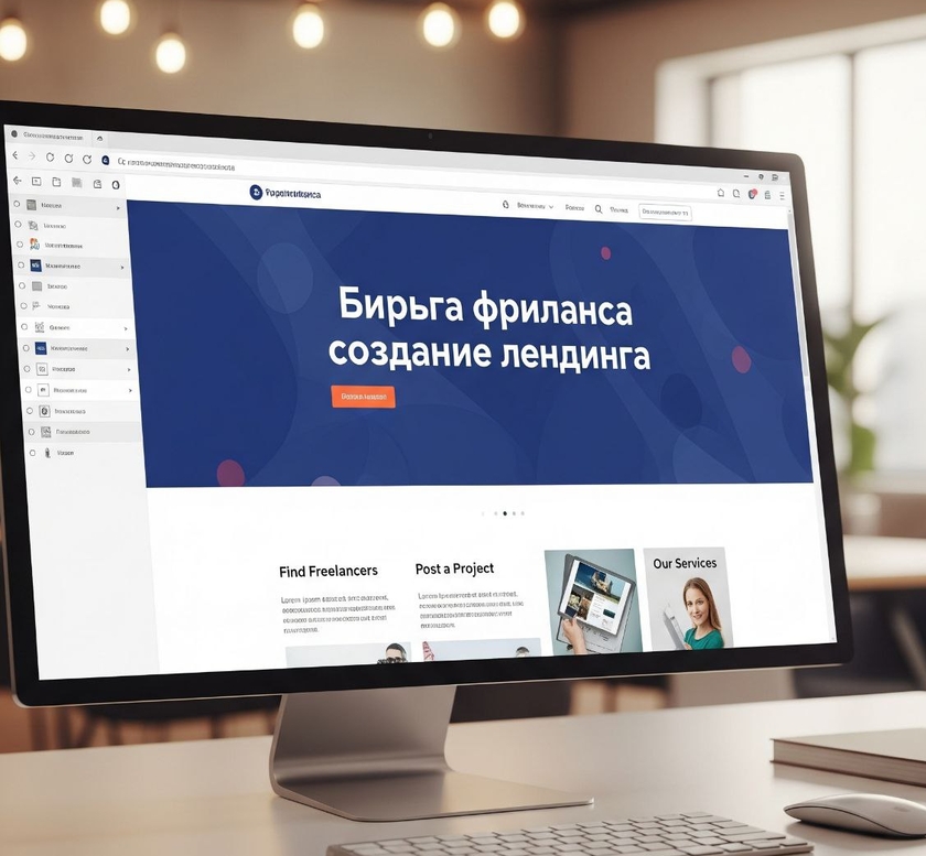 биржа фриланса создание лендинга