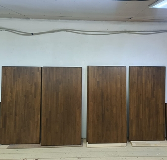 Изготовление столешниц прямоугольных на заказ из древесного массива в Уфе от компании ЭкоМассивУфа