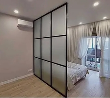 Перегородка стекланная Лофт №5