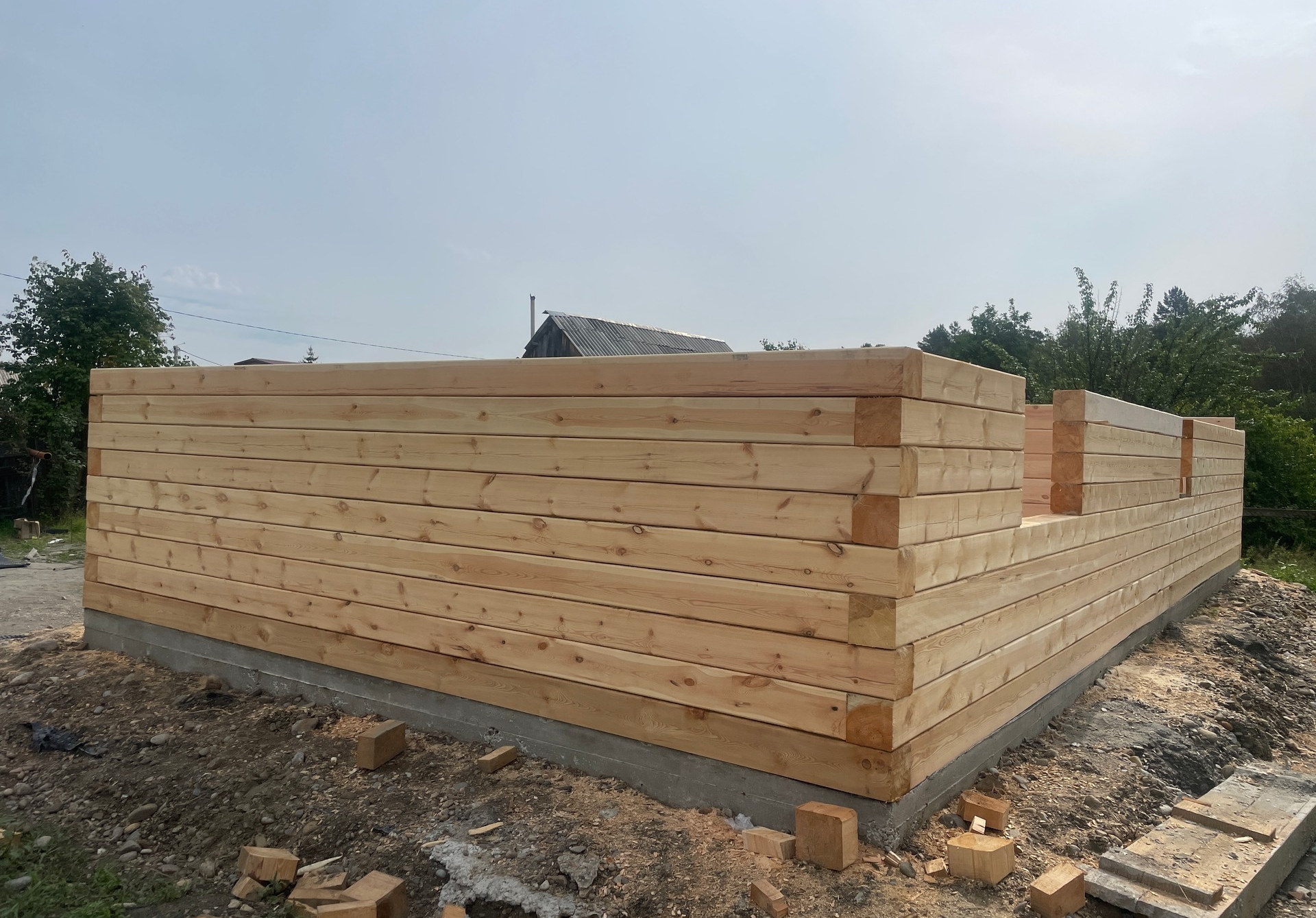 Готовый дом из газобетона