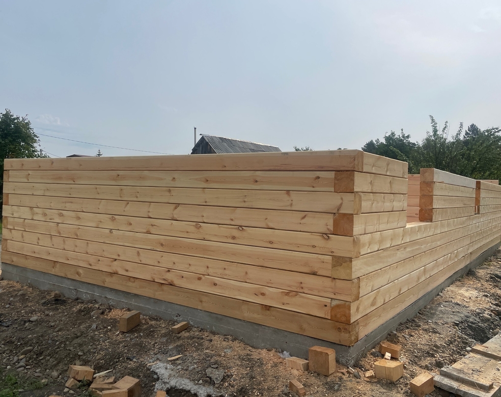 Готовый дом из газобетона