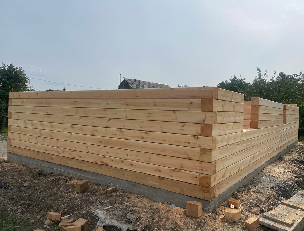 Готовый дом из газобетона