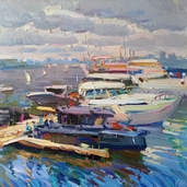 Ольга Душечкина - выставка "Современный русский импрессионизм"