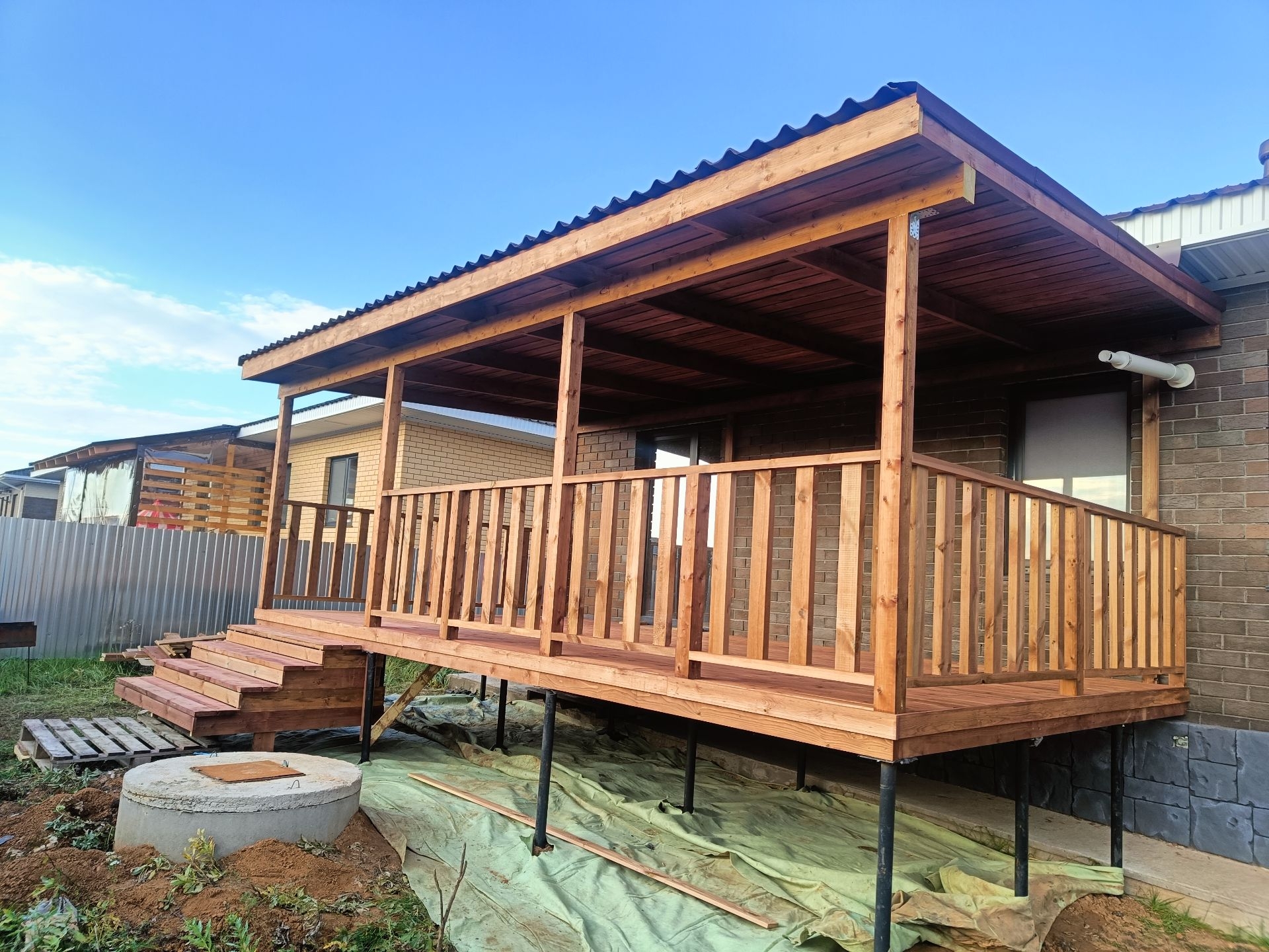 Строительство деревянных террас под ключ в Уфе и Уфимском районе