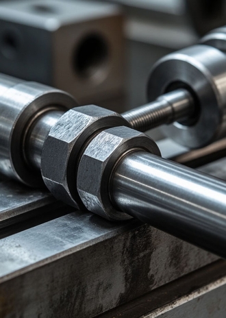 Промышленный цех металлообработки с станками