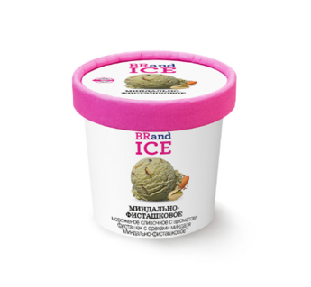 Мороженое сливочное Baskin Robbins миндально-фисташковое в стаканчике с ложечкой ООО Гермиона