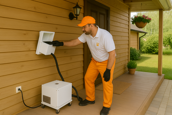 Обработка веранды